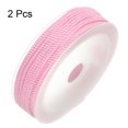 thumbnail image 3 of Unique Bargains 2 Pack Twisted Nylon Twine Thread Beading Cord 2mm 13M/43 Feet Extra Strong Braided Nylon String, Pink, 3 of 6