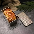 thumbnail image 2 of Bread  Bread Pan Baking  Bread Pan With Lid Baking  Cake  Carbon Steel Nonstick Toasted Bread Box Baking Tools, 2 of 8