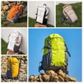 thumbnail image 2 of Supershield Lightweight Waterproof Mountaineering Backpack - Large Sports Rucksack for Hiking, Camping, & Daily Travel, Pink, 2 of 5