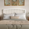 thumbnail image 3 of Pemberly Row Contemporary Mission-Inspired Queen Wood Headboard in White, 3 of 6