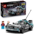 thumbnail image 1 of LEGO Speed Champions Time Machine from Back to the Future Building Toy for Kids - Pretend Play & Display Car Toy W/2 Build Modes for Boys & Girls, Ages 9+ - Gift Ideas for Birthdays & Fans - 77256, 1 of 8