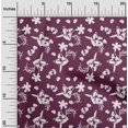 thumbnail image 1 of oneOone Polyester Lycra Purple Fabric Florals Sewing Craft Projects Fabric Prints By Yard 56 Inch Wide, 1 of 4