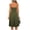 Green, variant on Summer Dress for Women Dress for Women Summer Women Fashion Summer Seaside Sling Sleeveless V-Neck Solid Color Casual Dress