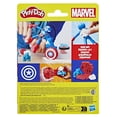 thumbnail image 4 of Play-Doh Marvel Captain America Stamping Shield Action Figure Playset, 4 of 8
