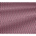 thumbnail image 5 of oneOone Viscose Jersey Fabric Circle Block Print Fabric BTY 60 Inch Wide, 5 of 5