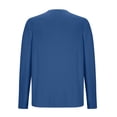 thumbnail image 2 of HAiming Chandails à Manches Longues pour Hommes, Décontractés, Couleur Unie, Col Rond, Chandail à Enfiler, Hauts de Base, Grande Taille, Pyjamas Doux, Vêtements de Détente, 2 of 5