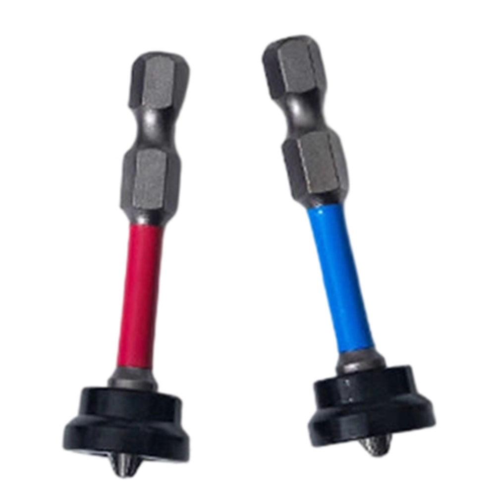 Positioning Screwdriver Bits for Drywall and Gypsum Board – 50mm Magnetic Cross-Head Metal Bits, 2-Piece Set for Electric & Cordless Drills