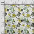 thumbnail image 2 of oneOone Cotton Poplin Light Green Fabric Tropical Abstract Floral Sewing Craft Projects Fabric Prints By Yard 56 Inch Wide, 2 of 4