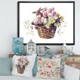 thumbnail image 3 of Designart Bouquet From Meadow Flowers In The Basket FLOAT FRAME WALL ART, 3 of 4