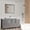 Grey, variant on Vanity Art 60 in. W Single Sink Modern Bathroom Vanity with Ceramic Top and Free Mirror