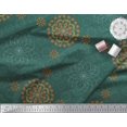 thumbnail image 2 of Soimoi Polyester Crepe Fabric Mandala Decorative Print Fabric by Yard 52 Inch Wide, 2 of 3