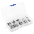 thumbnail image 3 of 340pcs M3 Douille Hexagonale Tête Plate Acier Inoxydable SS304 Vis Boulon Écrou Assortiment Ensemble, 3 of 9