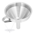 thumbnail image 1 of 304 Stainless Steel Filling Funnel Separatory Oil Beer Coffee Water Liquid Funnel Kitchen ToolLarge Size 15cm, 1 of 14