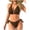 Coffee, variant on Kyusrd Bikini Sets For Women Two Piece Swimsuits Summer Beach Swim Bathing Suits Women's Sports Printing Matching Zipper Slim Jumpsuit Sports Surf Suit Swimsuit