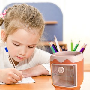 Organisateurs de bureau et stockage, Organisateur et stockageMini Organisateur de bureau mignon en forme de cochon pour les fournitures de bureau et les petits articles avec solution de stockage plastique et compact, petits bureaux pour les petits espaces