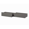 thumbnail image 2 of AFI Urban Tiroir de Lit en Bois Massif pour Lit Simple Ou Double, Gris (Ensemble de 2), 2 of 10