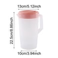 thumbnail image 2 of Glass&Bottle Large Capacity Beverage Storage Container for Hydration— Juice Pitcher Teapot Kettle with Lid in Glass & Bottle Product Category, 2 of 5