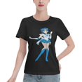 thumbnail image 1 of Women's Basic Short Sleeve T-Shirt Sailor Moon Mizuno Ami, 1 of 6
