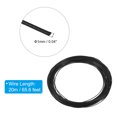 thumbnail image 2 of Unique Bargains 65.6 Feet Picture Hanging Wire, Coated Cable 304 Stainless Steel Rope Black 0.04' Dia., 2 of 6
