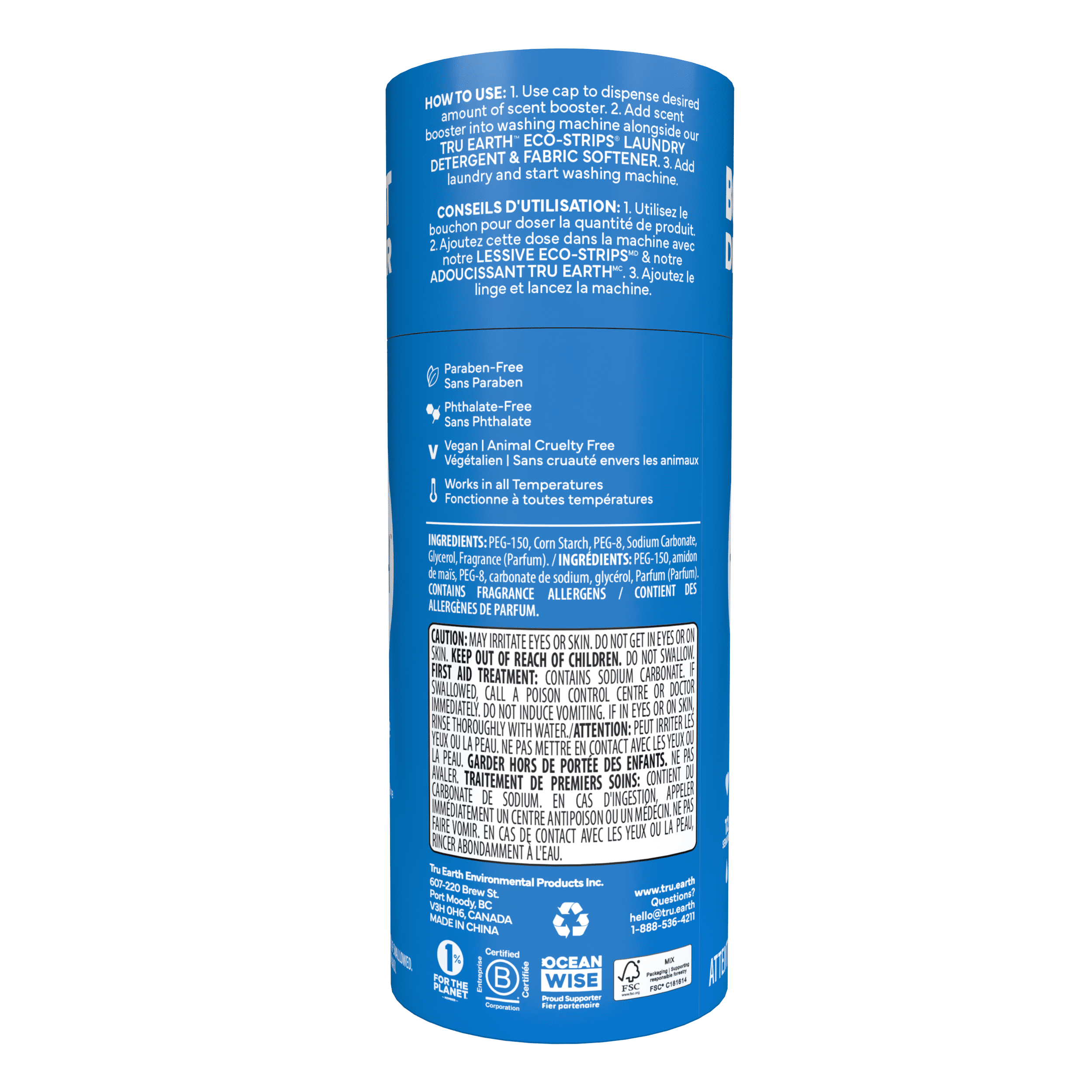 Pour Lessive Boosteur de Parfum Tru Earth - Brise Océane - 200g