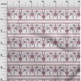 thumbnail image 2 of oneOone Silk Tabby Fabric Swirl & Floral Block Print Fabric By The Yard 42 Inch Wide, 2 of 4