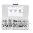 thumbnail image 2 of 180pcs Flat Head Screws M4 304 Stainless Steel Flat Head  Screws Nuts Assortment Kit With Box, Nut, 2 of 8