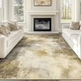 thumbnail image 1 of KIRFEIHT Area Rug 6x9 for Living Room Modern Abstract Bedroom Rug Machine Washable Carpet Non Slip Stain Resistant Rug for Dining Room Soft Kid‘s Playroom Rug Faux Wool Indoor Carpet Brown, 1 of 6