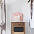 thumbnail image 3 of EGNMCR Sacs de Scellage Sac Sac Suspendu pour Garde-Robe Sac de Rangement en Cuir Transparent Protection Produits Anti-Poussière, 3 of 8