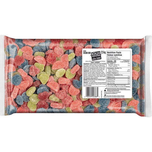JOLLY RANCHER Fruity Sours Candy Gummies Large Bulk 2.5kg/5.5Lbs