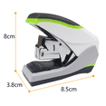 thumbnail image 2 of half bar desktop stapler, 40-sheet capacity, low force, compact size, 2 of 5