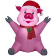thumbnail image 1 of 3,3' COCHON DANS LE CHAPEAU INFLA, 1 of 6