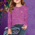 thumbnail image 2 of Plebaso Chemises à Manches Longues Imprimé Filles Garçons Col Rond Blouses Décontractées Mode Enfants Hauts Habillés pour Fête, 2 of 5