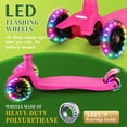 thumbnail image 3 of AKDSteel Trottinettes pour Enfants de 3 à 5 Ans, Trottinette à Pousser pour Garçons Filles Tout-Petits, 4 Hauteurs Réglables, Roulement AEBC-9, 3 Roues Lumineuses, Inclinaison pour Diriger, Activités Extérieures pour Enfants de 3 à 12 Ans, 3 of 6