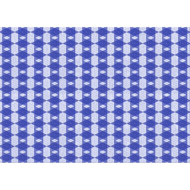 Ahgly Tapis Rectangulaire Lavable en Machine Intérieur Transitionnel Bleu Orchidée, 5 Pieds x 7 Pieds
