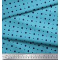 thumbnail image 3 of Soimoi Polyester Crepe Fabric Dots & Star Print Sewing Fabric Yard 42 Inch Wide, 3 of 3
