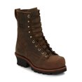 thumbnail image 1 of Chippewa Men's  8" Paladin Logger Lace-To-Toe Waterproof Steel Toe Boot Brown - 73101, 1 of 7