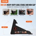 thumbnail image 2 of VEVOR Ladder Levler 380lbs Load PP Leveling Tool with Storage for Uneven Ground, 2 of 9