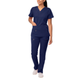 thumbnail image 1 of Adar Pro Breakthrough Plus Ensemble de Sarrau pour Femmes - Haut à Col en V Amélioré et Pantalon à Multiples Poches - Petite / Grande, 1 of 8