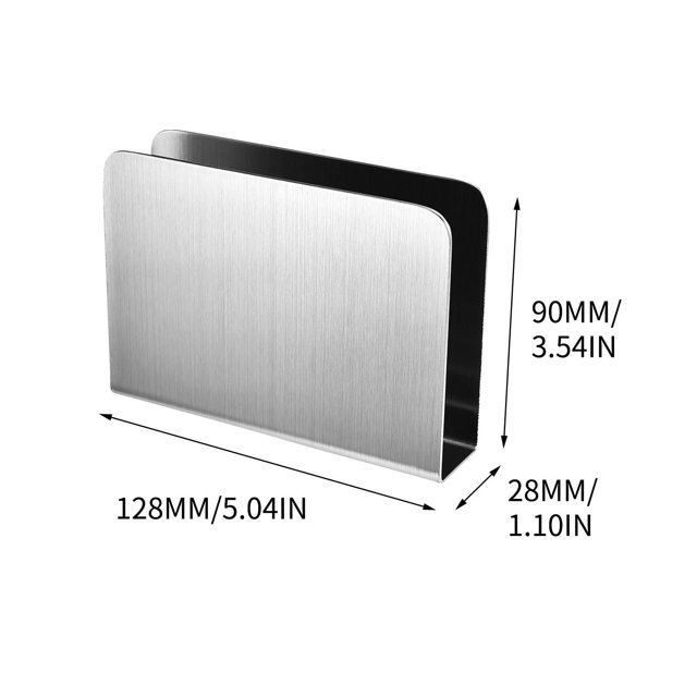 Birdeem Porte-Serviettes Vertical Plaqué Or en Acier Inoxydable
