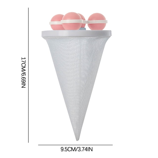 TIMIFIS Lint Catcher Floating Lint Hair Catcher,Washing Machine Float Filter Bag Filter Hair Remover Cleaning Decontamination Laundry Ball Clothes Wash Ball Household Cleaners