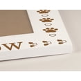 thumbnail image 3 of Darling Souvenir Made With Love Engraved Table Top Photo Frame Wooden Meow Quotes White Picture Frame Gift For Brothers Day, 4x6 Inches Vertical Photo Size, 3 of 6