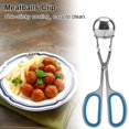 thumbnail image 2 of Noref Stainless Steel Non-sticky Meatballs Rice Balls Clip Maker Mold Kitchen Tool, Stainless Steel Meatballs Clip, Rice  Balls Clip, 2 of 8