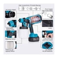 thumbnail image 3 of Brush Motor Rechargeable Electric Spray Gun Paint Sprayer Furniture Steel Coating Airbrush Compatible For 18V Battery ,Durable Build, 3 of 6