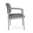 thumbnail image 4 of Fauteuil d'Appoint Surdimensionné en Acier Lenox pour Réception / Acier Argenté / Gris / Gris, 4 of 5
