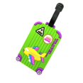 thumbnail image 1 of PVC Soft Rubber Luggage Silicone Hanging Tag Luggage Hanging Tag Boarding Card Sleeve, 1 of 2
