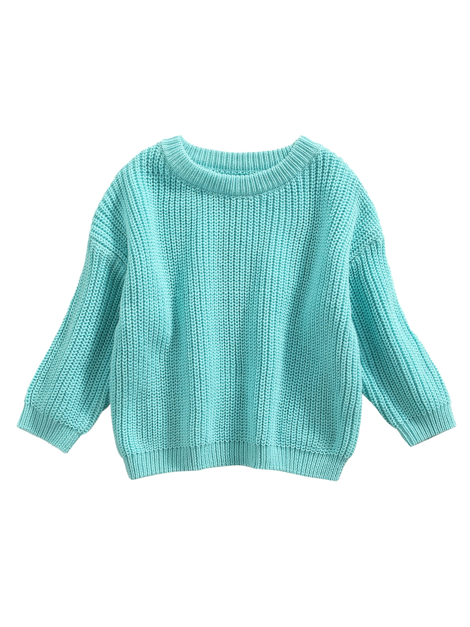 xiaxaixu Toddler Baby Sweaters, Winter Warm Long Sleeve Candy Color Pullovers