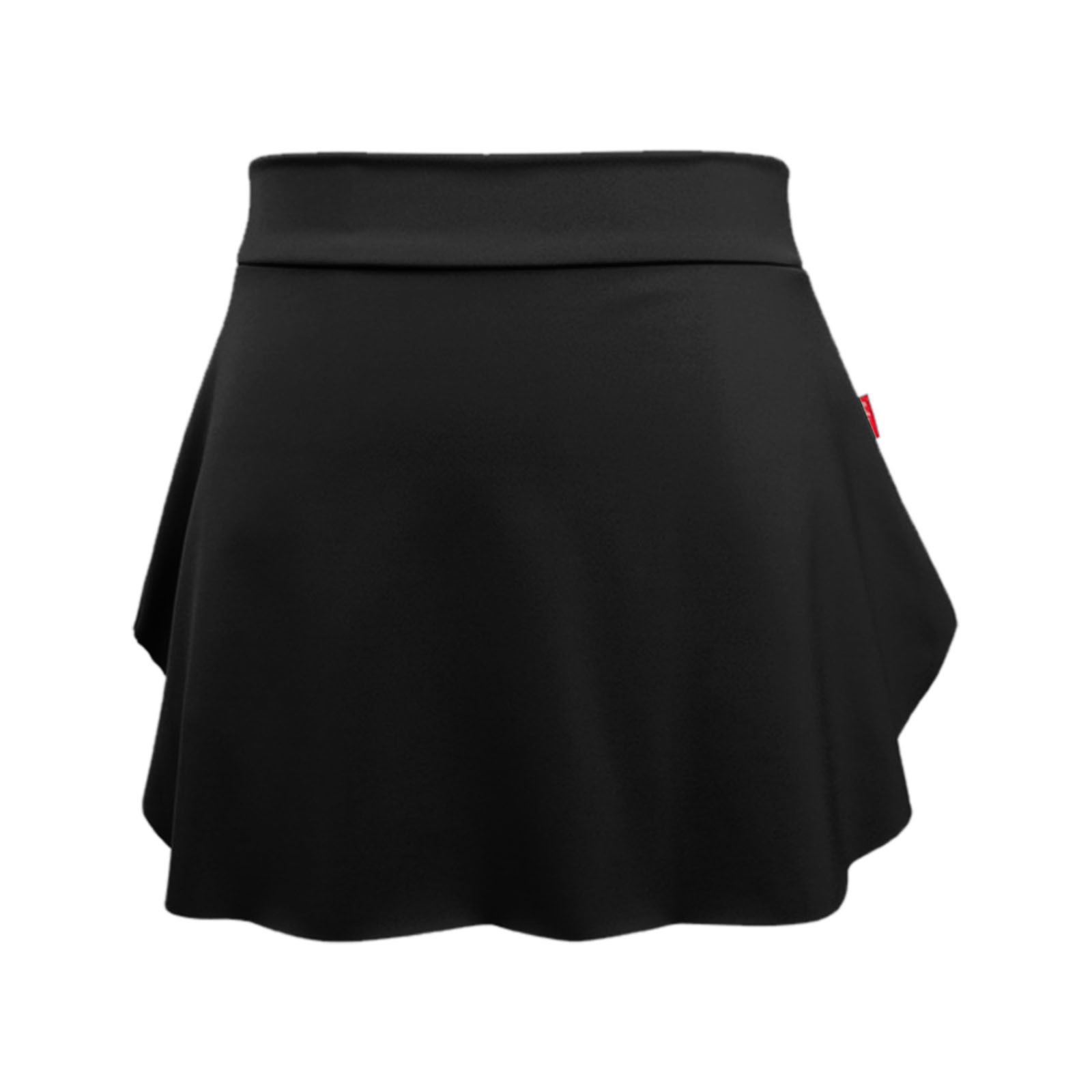 Womens Elastic Ballet Dance Skirt - Pull On Side Split Mini Skirt - Suitable for Skating Gymnastics Performance Daily Wear