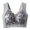 thumbnail image 1 of Birdeem Bras for Women Women Large Sized Lace Gathered without Steel Ring Fixed Cup Collection Auxiliary Breast Sagging Bra, 1 of 1