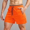thumbnail image 2 of Men's Running Shorts with Zipper Pockets Gym Athletic Workout 5" Shorts for Men, 2 of 6