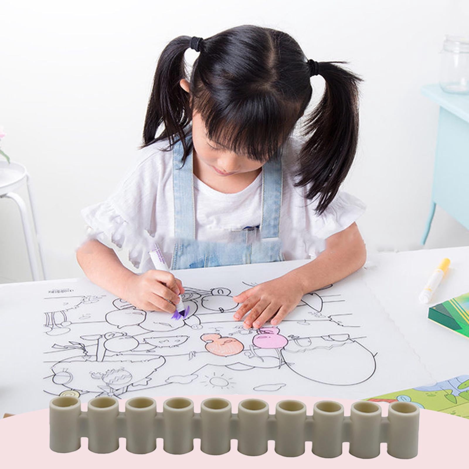 & Craft Stationery The Silicone Marker Holders for Broad Tip Markers 5 Pack to Caps and Organize Sets without Losing Lids 5PCS